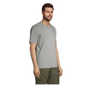 Lands' End Men's Super-T Short Sleeve V-Neck T-Shirt 2 Lands' End Men's Super-T Short Sleeve V-Neck T-Shirt - Image 2