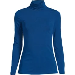 Lands' End Women's Lightweight Fitted Long Sleeve Turtleneck -Lands' End Store GUEST 7ec05a30 f060 4682 837a c6886ddcc1f5