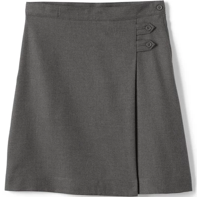 Lands' End Girls Slim Solid A-line Skirt Below The Knee 4 Lands' End Girls Slim Solid A-line Skirt Below The Knee - Image 4