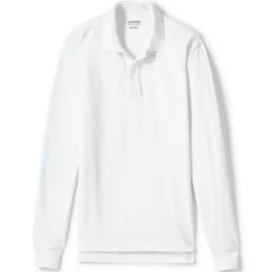 School Uniform Young Men's Long Sleeve Mesh Polo Shirt -Lands' End Store GUEST 7efe7513 d1a8 4976 8b3e ca50cf3c4f58