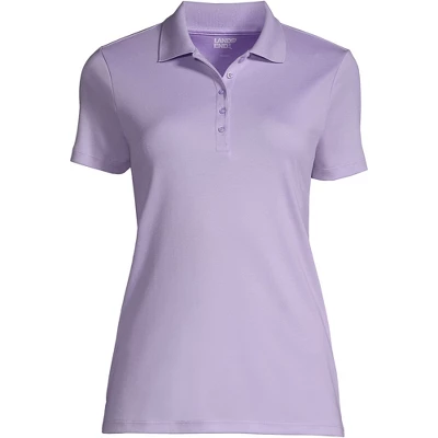 Lands' End Women's Supima Cotton Short Sleeve Polo Shirt 18 Lands' End Women's Supima Cotton Short Sleeve Polo Shirt - Image 18