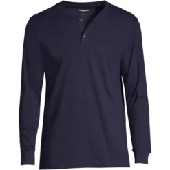 Lands' End Men's Super-T Long Sleeve Henley Shirt -Lands' End Store GUEST 7fda0892 1d3c 4035 9733 260fe953cf8c