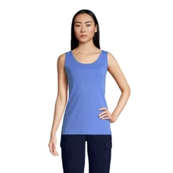 Lands' End Women's Tall Cotton Tank Top -Lands' End Store GUEST 8032464a 8763 4bbf 9b8a 51f2befc4b9c