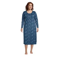 Lands' End Women's Supima Cotton Long Sleeve Midcalf Nightgown 21 Lands' End Women's Supima Cotton Long Sleeve Midcalf Nightgown -Lands' End Store GUEST 8036c321 9711 441d b0f2 66d2986a97d0