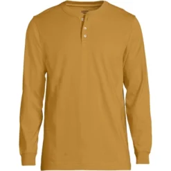 Lands' End Men's Super-T Long Sleeve Henley Shirt -Lands' End Store GUEST 847196af af6d 4485 8522 9b4b32d6e1a4