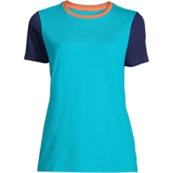Lands' End Women's Tall Relaxed Supima Cotton Short Sleeve Crewneck T-Shirt -Lands' End Store GUEST 84cc4e06 b6f8 4ff3 b49f 37ac2d399e1a