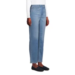 Lands' End Women's Recover High Rise Straight Leg Ankle Blue Jeans 4 Lands' End Women's Recover High Rise Straight Leg Ankle Blue Jeans -Lands' End Store GUEST 8529b200 ef9f 452e 886f 293a22f60f82