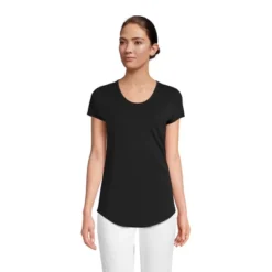 Lands' End Women's Short Sleeve Lightweight Uneck Tshirt -Lands' End Store GUEST 855cadfd b93a 4167 9c93 729f8ea5515b