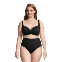 Lands' End Women's Plus Size DD-Cup Chlorine Resistant Twist Underwire Bikini Top Swimsuit Adjustable Straps -Lands' End Store GUEST 85d898e0 ef2e 4ac7 99ac da1fae3faa51