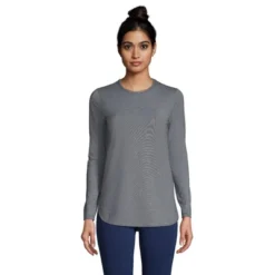 Lands' End Women's Moisture Wicking UPF 50 Sun Long Sleeve Curved Hem Tunic Top -Lands' End Store GUEST 86c6dd66 e612 4f11 bbf2 d71f23a6a184