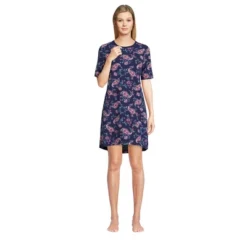 Lands' End Women's Short Sleeve Above The Knee Knit T-Shirt Nightgown 9 Lands' End Women's Short Sleeve Above The Knee Knit T-Shirt Nightgown -Lands' End Store GUEST 890251a5 cc2c 447a a508 cd512cc28b3d