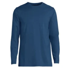 Lands' End Men's Long Sleeve Supima Tee