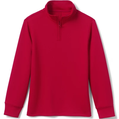 Lands' End Lands' End School Uniform Kids Quarter Zip Pullover 5 Lands' End Lands' End School Uniform Kids Quarter Zip Pullover - Image 5