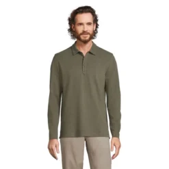 Lands' End Men's Long Sleeve Coolmax Mesh Polo -Lands' End Store GUEST 8b94dc4b bba9 4752 9308 efbf8045a367