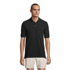 Lands' End Men's Short Sleeve Comfort First Solid Mesh Polo With Pocket -Lands' End Store GUEST 8d8f8723 bd38 44ba b7a6 8d16a6a6ff8a