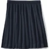 Lands' End Lands' End School Uniform Girls Solid Pleated Skirt Below The Knee