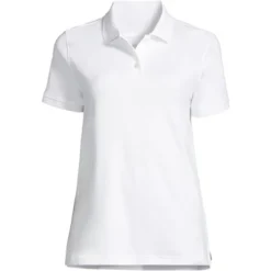 Lands' End School Uniform Women's Short Sleeve Interlock Polo Shirt -Lands' End Store GUEST 8e1960d3 e10b 48ea a03c 500ce698004c