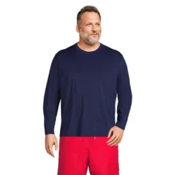 Lands' End Men's Long Sleeve Swim Tee Rash Guard -Lands' End Store GUEST 8f789987 46d0 46b1 98c1 00c4385e414d