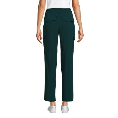 Lands' End Women's Active Lightweight Woven Packable Cargo Pants 1 Lands' End Women's Active Lightweight Woven Packable Cargo Pants