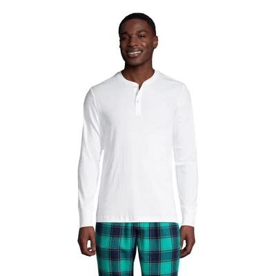 Lands' End Men's Knit Rib Pajama Henley 11 Lands' End Men's Knit Rib Pajama Henley - Image 11