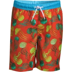 Lands' End Boys Slim Printed Volley Swim Trunks -Lands' End Store GUEST 90c192de 47a6 4afc a9d6 ad0f91100c25