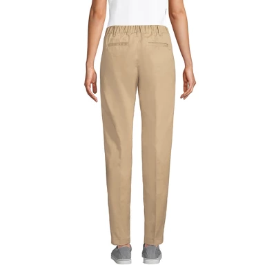 Lands' End Girls Perfect Fit Iron Knee Blend Elastic Waist Chino Pants 1 Lands' End Girls Perfect Fit Iron Knee Blend Elastic Waist Chino Pants