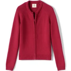 Lands' End School Uniform Girls Cotton Modal Zip-front Cardigan Sweater 12 Lands' End School Uniform Girls Cotton Modal Zip-front Cardigan Sweater -Lands' End Store GUEST 91b14380 2cb5 4915 93a3 69148624a4d1
