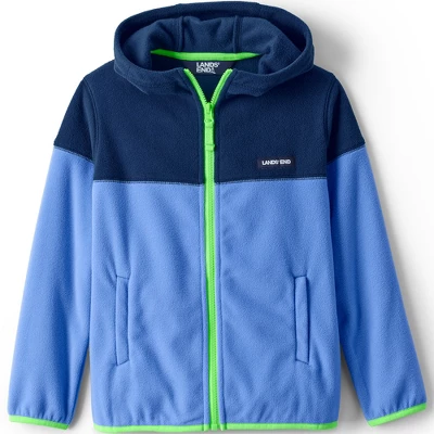 Lands' End Kids Fleece Full Zip Jacket With Hood 3 Lands' End Kids Fleece Full Zip Jacket With Hood - Image 3