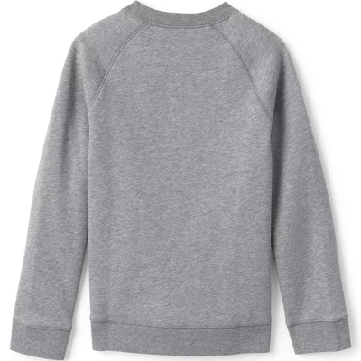 Lands' End School Uniform Kids Crew Sweatshirt 1 Lands' End School Uniform Kids Crew Sweatshirt