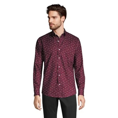 Lands' End Men's Traditional Fit No Iron Twill Shirt 7 Lands' End Men's Traditional Fit No Iron Twill Shirt - Image 7
