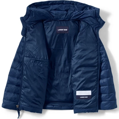 Lands' End Kids ThermoPlume Packable Hooded Jacket 2 Lands' End Kids ThermoPlume Packable Hooded Jacket - Image 2