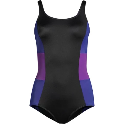 Lands' End Women's Chlorine Resistant Scoop Neck Soft Cup Tugless Sporty One Piece Swimsuit 10 Lands' End Women's Chlorine Resistant Scoop Neck Soft Cup Tugless Sporty One Piece Swimsuit - Image 10