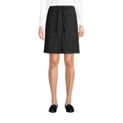 Lands' End Women's High Rise Elastic Waist Pull On Soft Cotton Blend Skort -Lands' End Store GUEST 95a8d1fa aa29 4faf af37 a54d597b6561