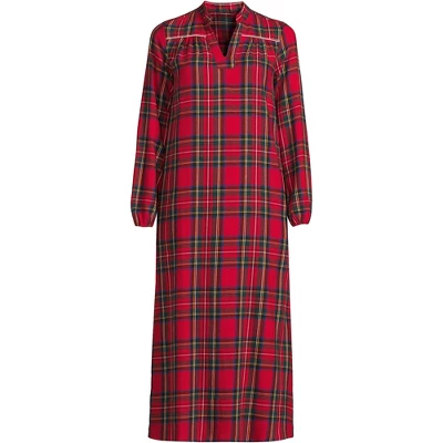 Lands' End Women's Long Sleeve Flannel Nightgown 5 Lands' End Women's Long Sleeve Flannel Nightgown - Image 5
