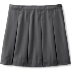 Lands' End Lands' End School Uniform Girls Poly-Cotton Box Pleat Skirt Top Of Knee -Lands' End Store GUEST 97efe349 6fc4 439e 87f0 2d120a41df8f