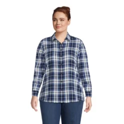Lands' End Women's Flannel Shirt 22 Lands' End Women's Flannel Shirt -Lands' End Store GUEST 98825db7 cf9c 4797 b2cd dd9b1dc8381a