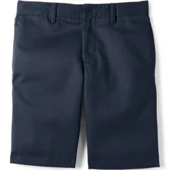 Lands' End School Uniform Little Boys Slim Plain Front Stain Resistant Wrinkle Resistant Chino Shorts -Lands' End Store GUEST 98aea9a5 7fe3 4b4e 8c99 ac22351eb9e2