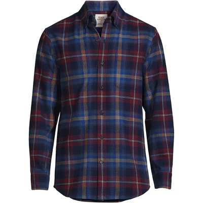 Lands' End Blake Shelton X Lands' End Men's Traditional Fit Flagship Flannel Shirt 5 Lands' End Blake Shelton X Lands' End Men's Traditional Fit Flagship Flannel Shirt - Image 5