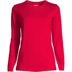 Lands' End Women's Tall Relaxed Supima Cotton Long Sleeve Crewneck T-Shirt 31 Lands' End Women's Tall Relaxed Supima Cotton Long Sleeve Crewneck T-Shirt -Lands' End Store GUEST 99e60444 790d 4948 9129 0537540e444b 1