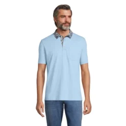 Lands' End Lands' End Men's Super-T Short Sleeve Polo Shirt -Lands' End Store GUEST 99fd53c4 9b5d 45fa 969e 4398dab45002