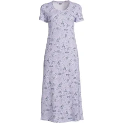Lands' End Women's Cotton Short Sleeve Midcalf Nightgown 13 Lands' End Women's Cotton Short Sleeve Midcalf Nightgown -Lands' End Store GUEST 9abd1e63 a911 47ca 8b10 d3bba7a8740e