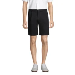 Lands' End Men's Comfort Waist Pleated 9" No Iron Chino Shorts -Lands' End Store GUEST 9ac47020 a464 473e 9ffd 1157753d163d