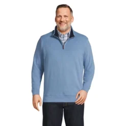 Lands' End Men's Bedford Rib Quarter Zip Sweater -Lands' End Store GUEST 9b11e028 7059 4ae6 a3d8 6a0635e35574