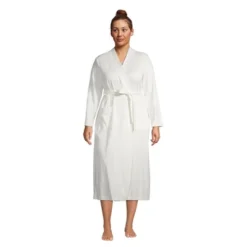Lands' End Women's Supima Cotton Long Robe -Lands' End Store GUEST 9c4e92ab d89a 4314 a9e8 4427c6150bb2