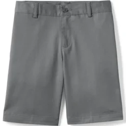 Lands' End School Uniform Boys Plain Front Blend Chino Shorts -Lands' End Store GUEST 9c86e04b 2206 4a72 9e0e 45cbbfc83802