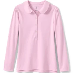 Lands' End Girls Long Sleeve Peter Pan Collar Polo Shirt -Lands' End Store GUEST 9cac93c5 8598 481f a62f 21300d956e0c