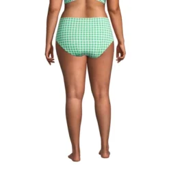 Lands' End Draper James X Lands' End Women's Plus Size Chlorine Resistant Retro High Waisted Bikini Bottoms