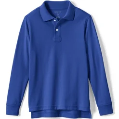 Lands' End School Uniform Kids Long Sleeve Mesh Polo Shirt -Lands' End Store GUEST 9cda1609 5310 411c a32d 3b8d5df6f479