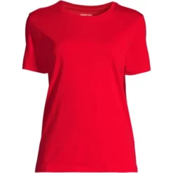Lands' End Women's Tall Relaxed Supima Cotton Short Sleeve Crewneck T-Shirt -Lands' End Store GUEST 9dc13e43 256a 4bf1 8d39 31bb2ddf8e8e 1