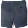 Lands' End Little Girls Slim Plain Front Blend Chino Shorts